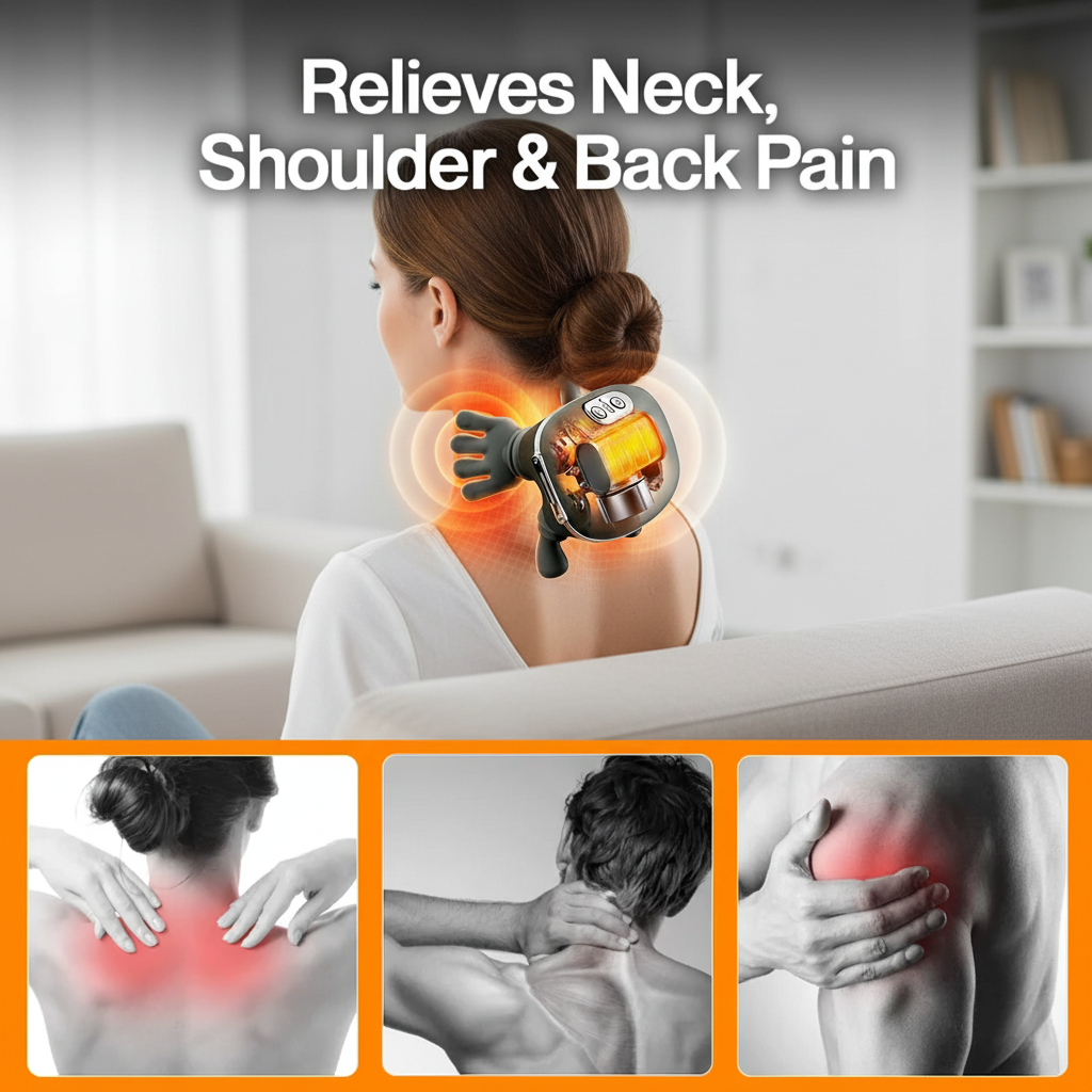 WhollyHealthy™ – Neck & Shoulder Massager